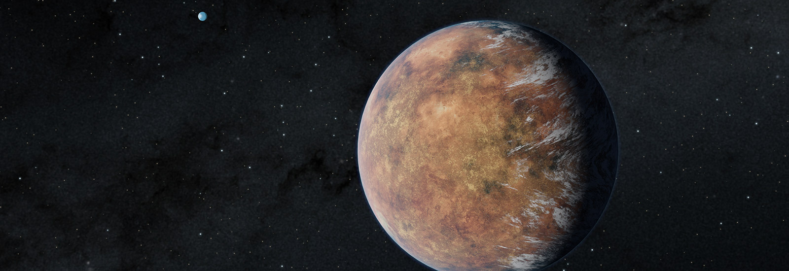 Ilustración de exoplaneta TOI 700 e. Créditos: NASA/JPL-Caltech/Robert Hurt