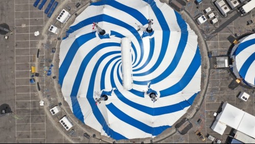 'Bazzar': Cirque Du Soleil alza carpa en Espacio Riesco para dar inicio a funciones de su nuevo espectáculo circense
