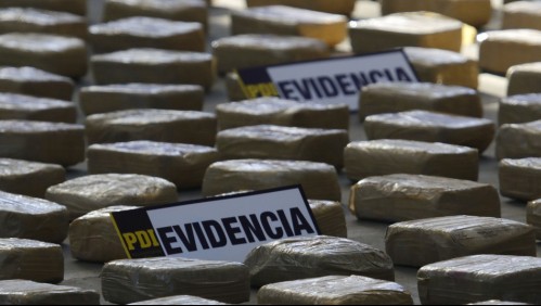 PDI decomisa más de 7 mil millones de pesos en droga en Los Ángeles: Hay dos detenidos