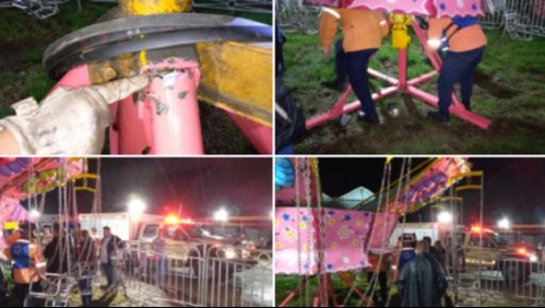 'Ni mantenimiento les hacen': Sillas voladoras de un parque de atracciones colapsan con niños dentro