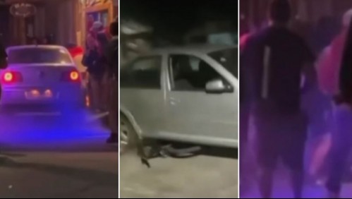 Conductor en estado de ebriedad provocó destrozos y atropelló a cliente de restaurante en Pucón: Fue detenido