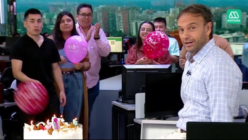 Rodrigo Sepúlveda estuvo de cumpleaños y sus compañeros lo sorprendieron: Pidió tres grandes deseos y contó complejo día