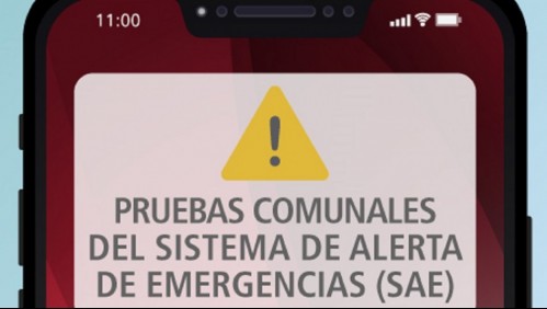 Sistema de Alerta de Emergencia comenzará pruebas en la RM: ¿En qué comunas se realizarán?