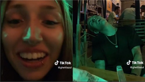 'Ni siquiera terminó el segundo trago': Se quedó dormido en plena cita y se hizo viral en TikTok