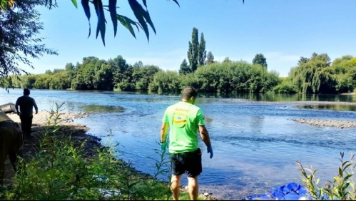 Bañistas encuentran el cuerpo de un hombre en el río Rahue de Osorno