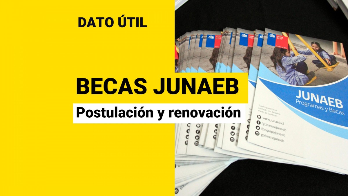 Se acaba el plazo para postular o renovar becas Junaeb ¿Cómo hacer el