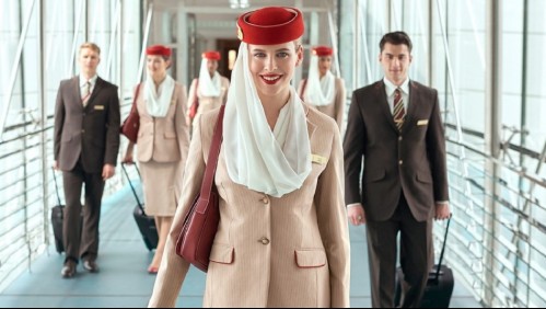 ¿Quieres vivir en Dubái? Emirates busca chilenos para que sean tripulantes de cabina