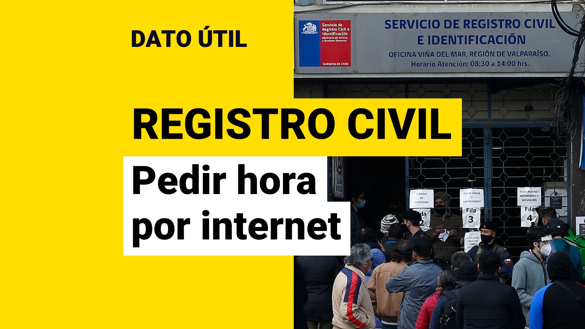 Registro Civil: ¿Cómo Puedo Sacar Hora Online? - Meganoticias