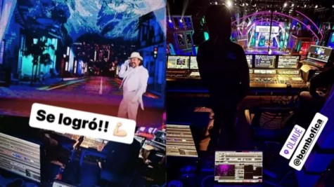 Hijo de Bombo Fica apoyándolo desde el switch