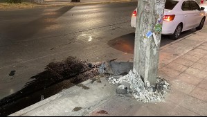 Choca en dos ocasiones para evitar portonazo y queda con pérdida total: Lo amenazaron con armas de fuego