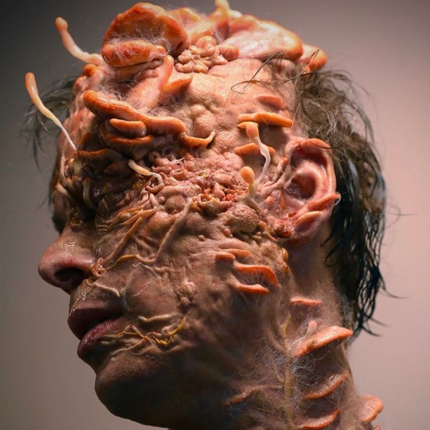 Makeup Test Of A Victim Infected With Cordyceps 