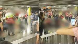 'Empezaron a creerse gángsters ': Testigos relatan riña en Metro Tobalaba que terminó con dos jóvenes apuñaladas