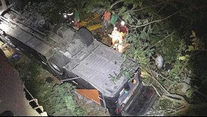Trágico accidente en Brasil: Bus que trasladaba a equipo de fútbol cae desde un puente y deja cuatro muertos