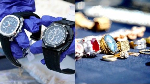 Caso Relojes VIP: Conoce las joyas incautadas por la policía tras realizar diversos allanamientos