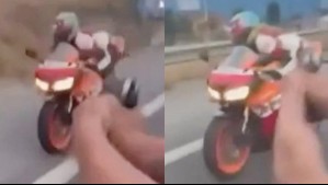 Video muestra a sujeto disparando a un motorista en carretera de Coronel: Fiscalía investiga homicidio frustrado