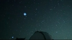 Sería una nave: Esta es la explicación de los expertos para la misteriosa espiral en el cielo de Hawái