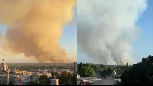 Declaran Alerta Amarilla por incendio forestal en Chillán Viejo: Ya van 20 hectáreas consumidas por el fuego