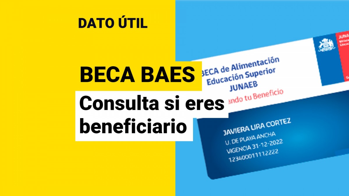 Beca BAES 2023 tiene nuevo monto Revisa con tu RUT si recibes la