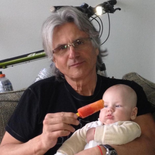 Marido de Inessa Sorokina y su hijo Américo cuando era bebé