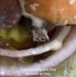 Encontró algo asqueroso en su hamburguesa tras ir a local de comida rápida en México Encontró algo asqueroso en su hamburguesa tras ir a local de comida rápida en México