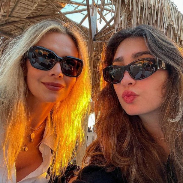 Paola Camaggi y su hija