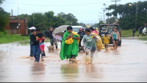 Lluvias afectan a más de 13.000 familias en Bolivia desde principio de año