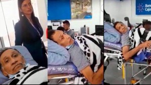 Paciente con cáncer terminal llega en camilla al banco para cobrar su pensión: No le querían pagar a su esposa