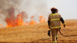 Declaran Alerta Roja en la comuna de Rengo por incendio que se desarrolla cercano a sectores habitados