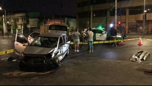 Accidente de tránsito termina con cuatro lesionados en la comuna de Independencia