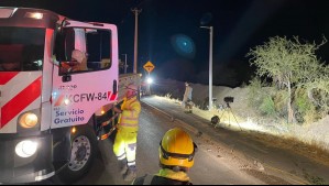 Accidente fatal en Batuco: Conductor fallece tras perder el control de su vehículo y caer a canal