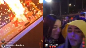 'Ay, me quemo': El incidente que vivieron Emilia y Nicki Nicole durante el show de Karol G
