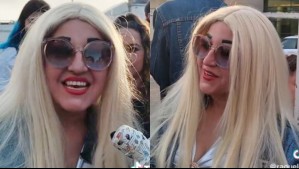 'Estoy muy emocionada': Raquel Castillo llegó imitando a Christina Aguilera a Viña del Mar
