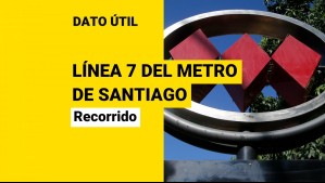 Línea 7 del Metro de Santiago: Revisa cómo será el recorrido completo