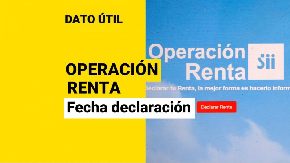 Operación Renta ¿cuándo Debo Realizar La Declaración Para Recibir La Devolución De Impuestos 0376