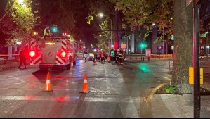 Accidente de tránsito deja un fallecido y un lesionado grave en Providencia: Chocaron contra un árbol
