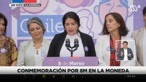 Gobierno realiza acto por el Día Internacional de la Mujer en La Moneda