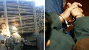 Decretan prisión preventiva a solo cuatro de los 11 detenidos por robo de madera en Contulmo