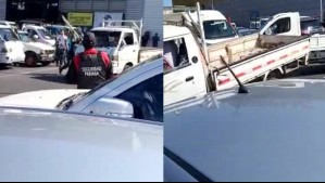 Video muestra riña entre fleteros: Uno de ellos usó su camión para dañar otros vehículos