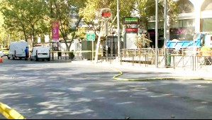 Fuga de gas en Providencia genera corte de tránsito y cierre de estación de Metro