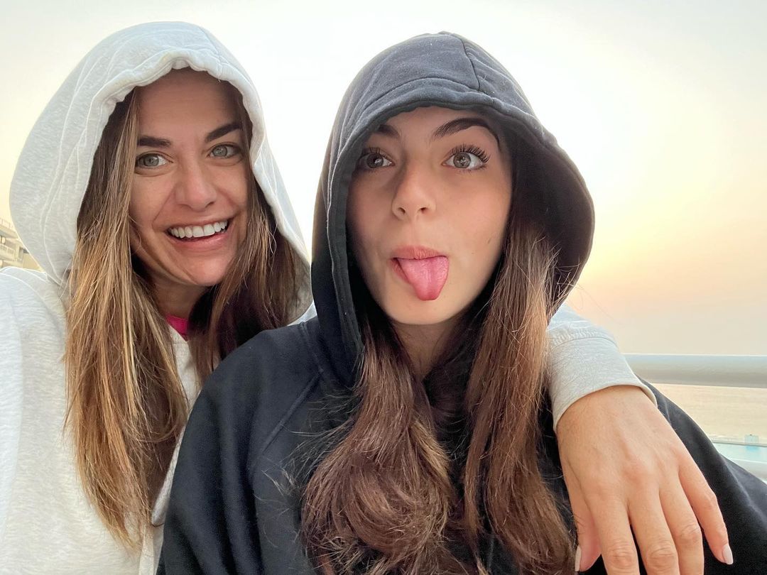 Ingrid Cruz y Emilia de vacaciones este verano