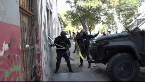 Operación siniestro: PDI interviene el 'Palacio de la droga' para detener narcotráfico en casa de Santiago