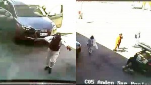 Videos muestran millonario robo en bodega de celulares de Pudahuel: Ladrones estaban armados y usaban overoles blancos