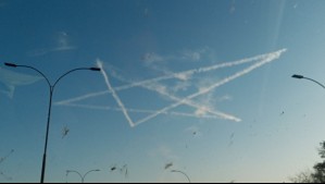 Reportan particular estrella 'dibujada' en el cielo en Cerrillos: ¿A qué se debe el fenómeno?