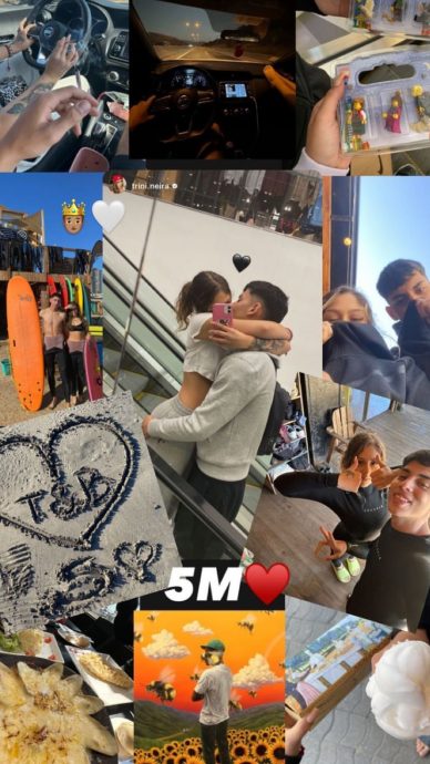 Trinidad Neira, la hija mayor de Pamela Díaz, ya no esconde su relación con, Bastián Muñoz, el hijo del exitoso cantante nacional, Kanela.