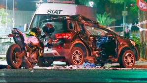 Fatal choque en Conchalí deja tres fallecidos: Uno de los conductores evadió control policial previo al accidente