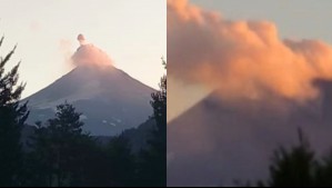 Reportan fumarolas en Volcán Villarrica