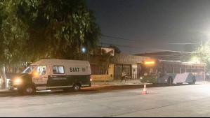 Menor muere tras ser atropellada por bus del Transantiago en Lo Prado