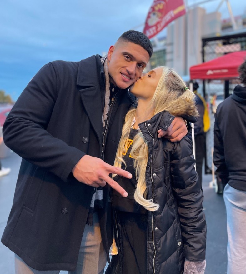 Sammis Reyes y su novia Nicole Kotler / Instagram Sammis Reyes