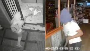 'Perdió mucha sangre': Entró a robar a un local rompiendo la puerta con una picota, pero se cayó y terminó herido