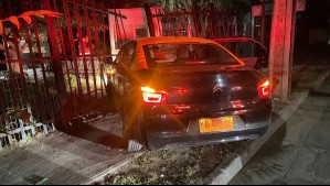 Robaron taxi para hacer barricada: Dos menores y un adulto fueron detenidos tras persecución por varias comunas